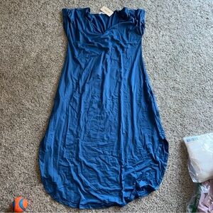 Elegant Blue Women's Dress